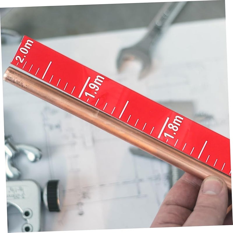 مقياس مستوى الماء العاكز ملصق ذاتي اللصق مسطرة قياس الماء لحوض السباحة حوض الأسماك الخزان البركة - Image 4